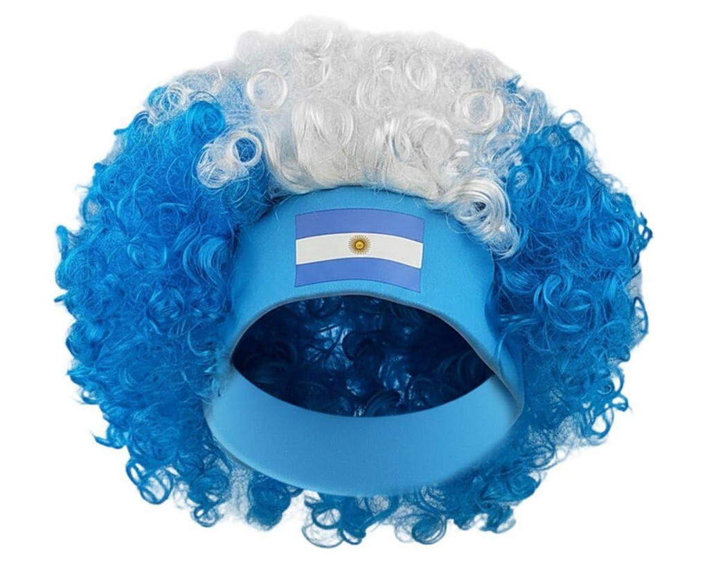 Argentina Supporter Wig