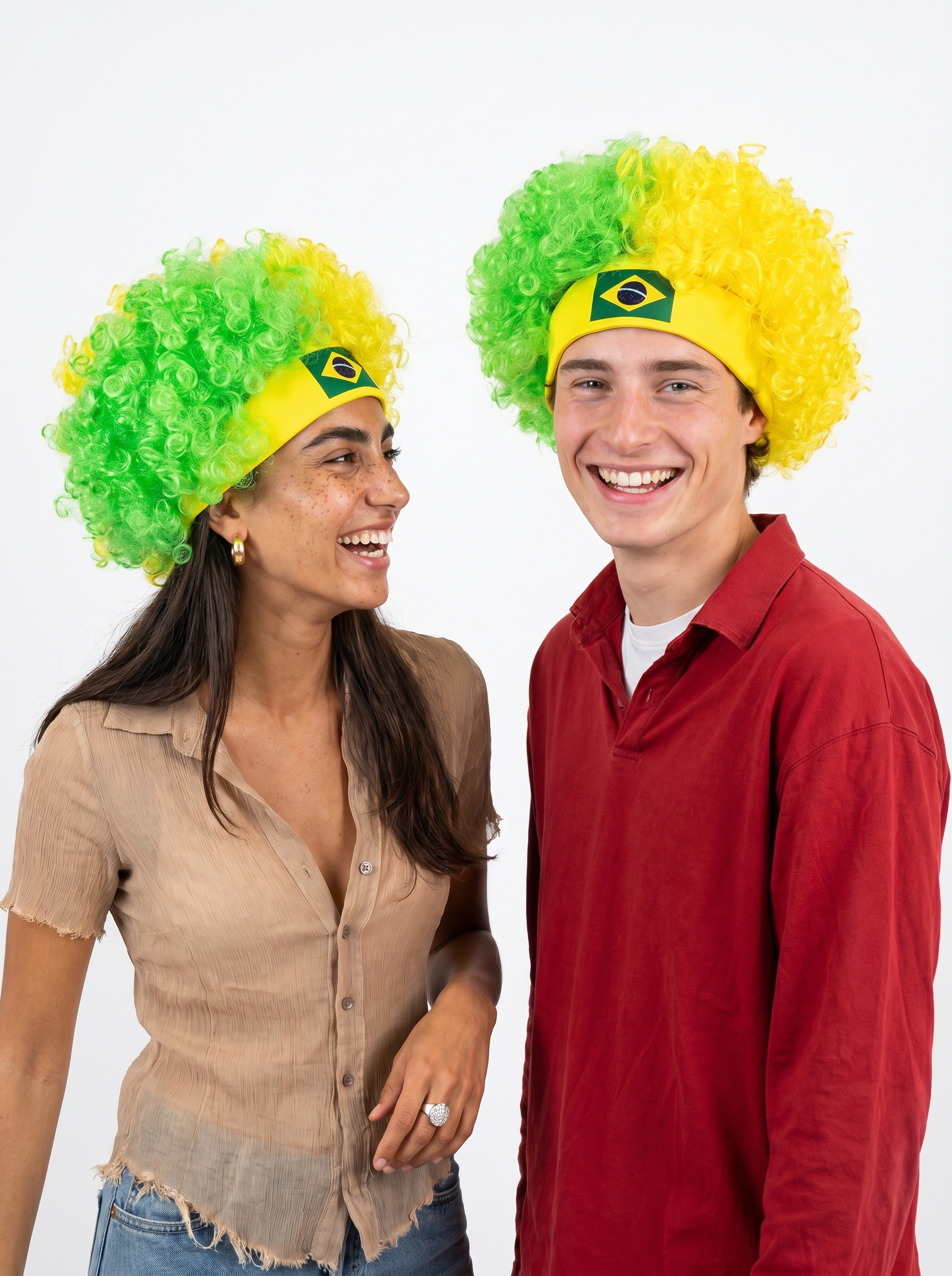 Brazil Supporter Wig