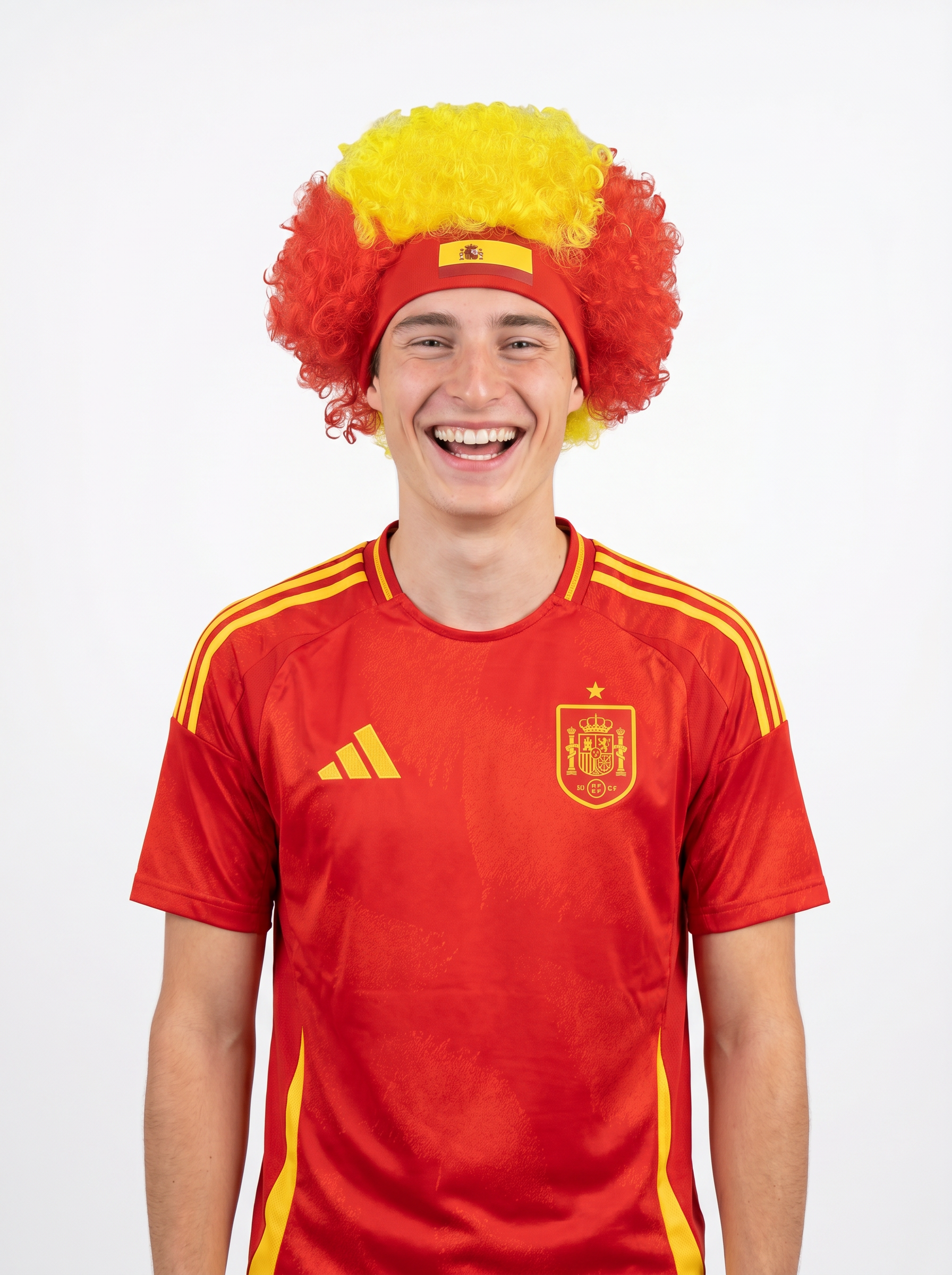 Spain Supporter Wig