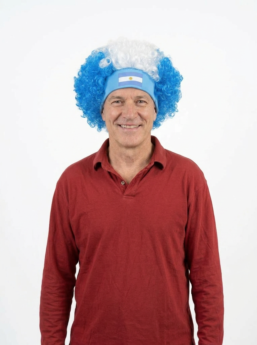 Argentina Supporter Wig