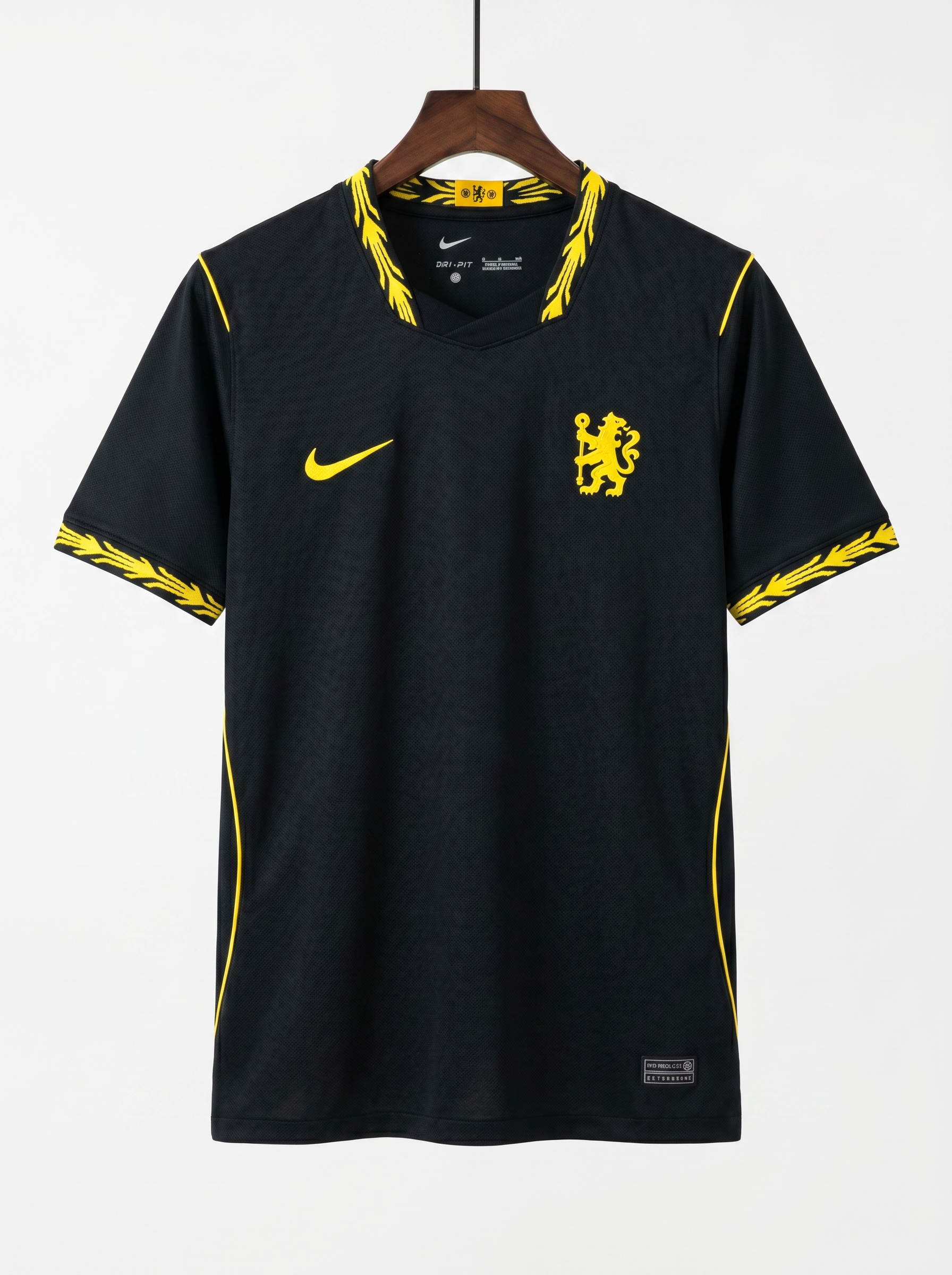 Chelsea FC 26/27 Away – Stealth Black / Midwest Gold