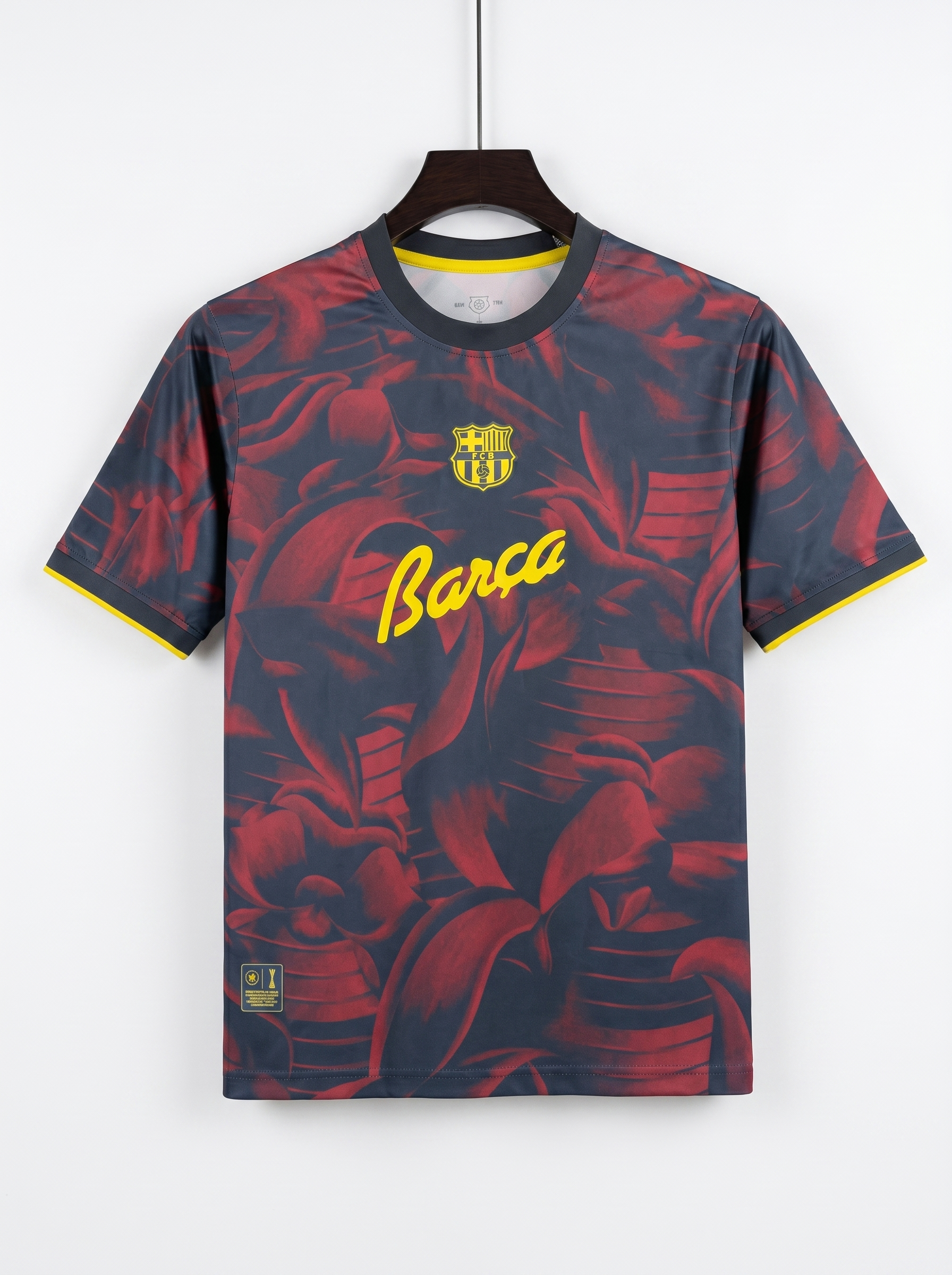 Barcelona Special Abstract Red & Blue "Barça" Script